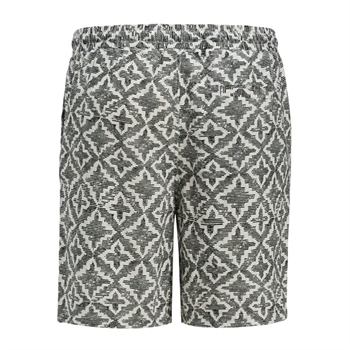 Lækre mønstret jogger shorts i sort og hvid fra Jack & Jones