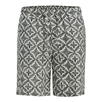 Jack & Jones Seersucker AOP Shorts Sort/Hvid