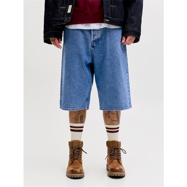Stilrene denim shorts i blå denim fra Jack & Jones