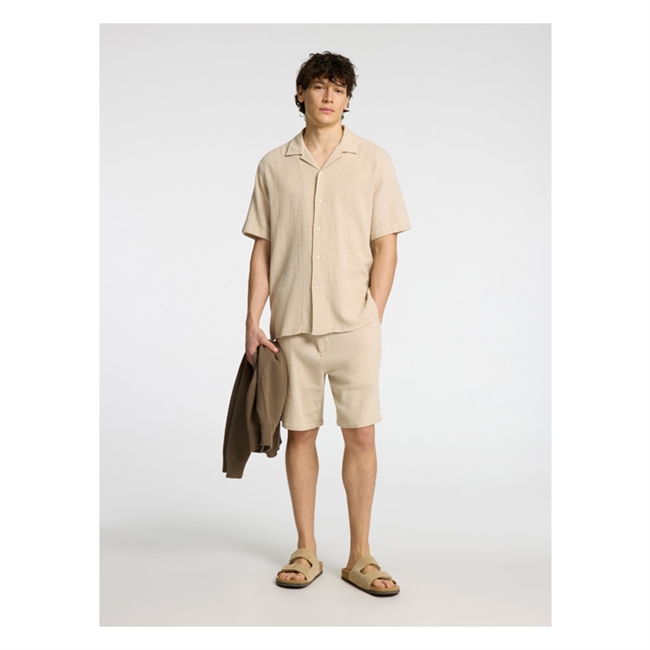 Lækre sommer shorts i beige fra Selected