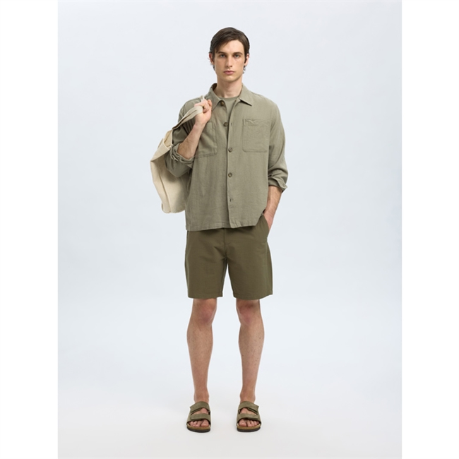 Lækre sommer shorts i grøn fra Selected