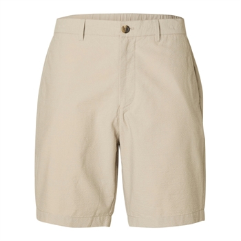 Lækre sommer shorts i sand farve fra Selected