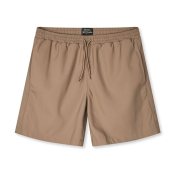 Moderne klassiske badeshorts i brun fra Mads Nørgaard