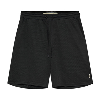 Moderne mesh shorts i sort fra Woodbird
