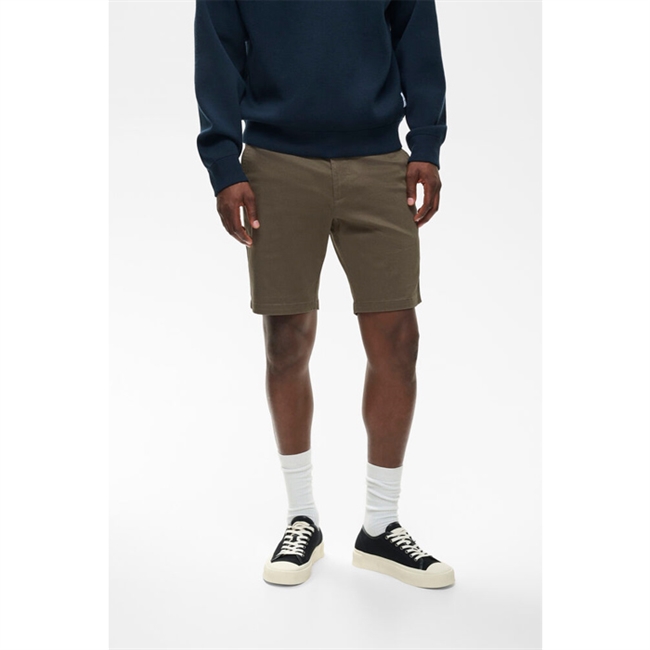 Stilrene struktureret shorts i brun fra Matinique