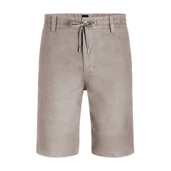 Stilrene shorts i lys sandfarve fra BOSS