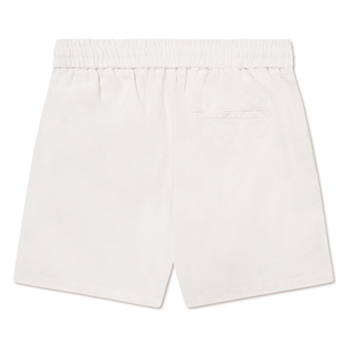 Sommer hør shorts i hvid fra Les Deux
