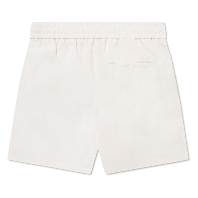 Sommer hør shorts i hvid fra Les Deux