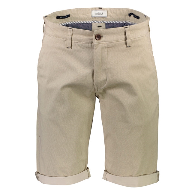Stretch chino shorts i sand farve fra Jack\'s