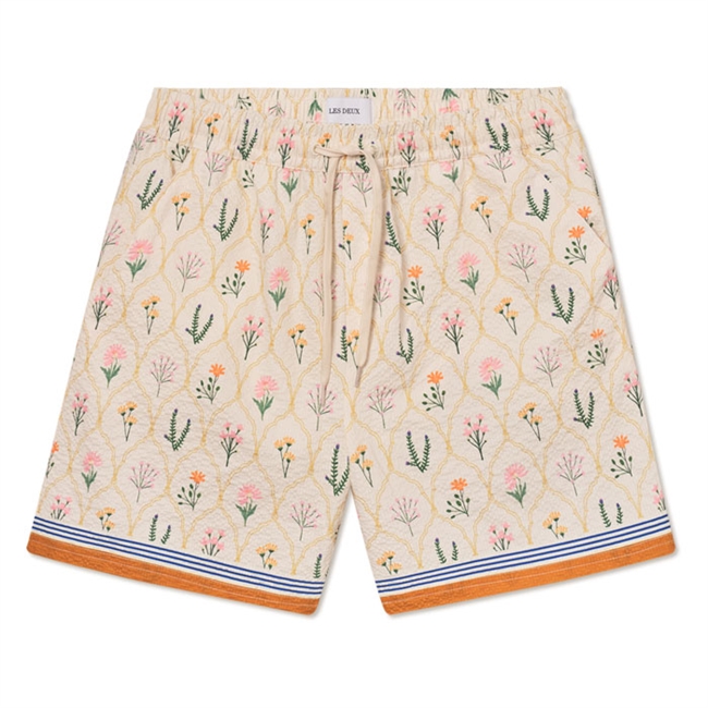 Flotte badeshorts i motiv af vilde blomster fra Les Deux