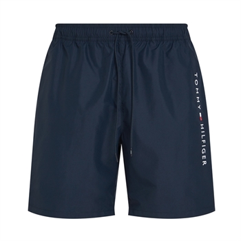 Lækre badeshorts i navy med logo fra Tommy Hilfiger