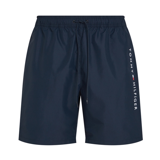 Lækre badeshorts i navy med logo fra Tommy Hilfiger