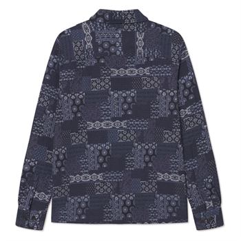 Lækker blå overshirt med mønster fra Les Deux