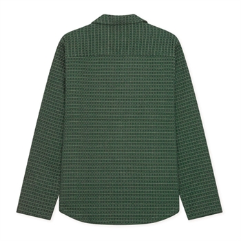 Stilren luftig overshirt i mørkegrøn fra Lex Deux