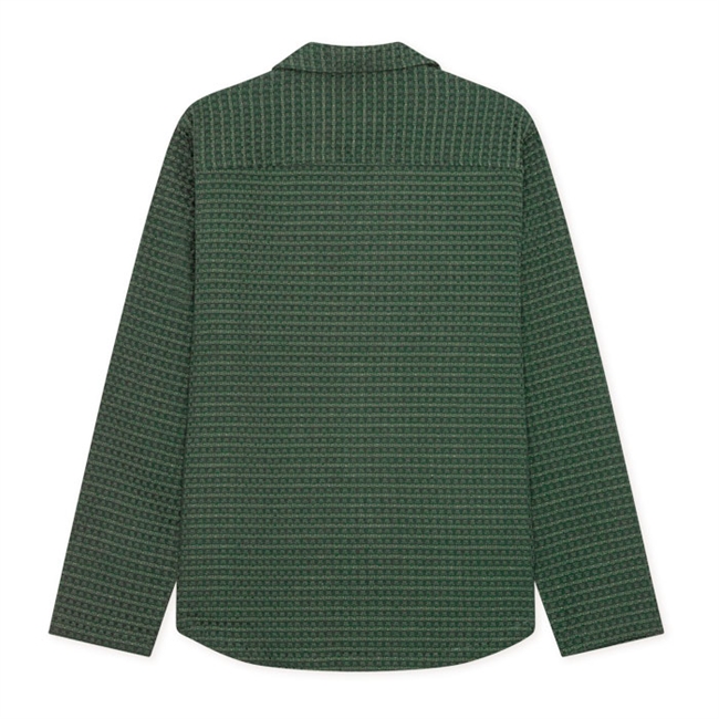 Stilren luftig overshirt i mørkegrøn fra Lex Deux