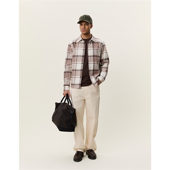 Les Deux Check Flannel Overshirt Caribou