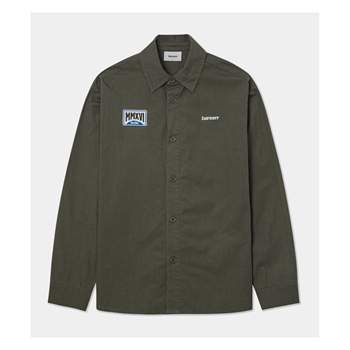 Moderne sort overshirt med smarte detaljer fra Bareen