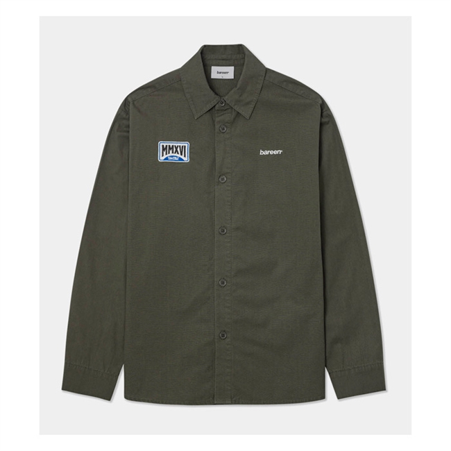 Moderne sort overshirt med smarte detaljer fra Bareen