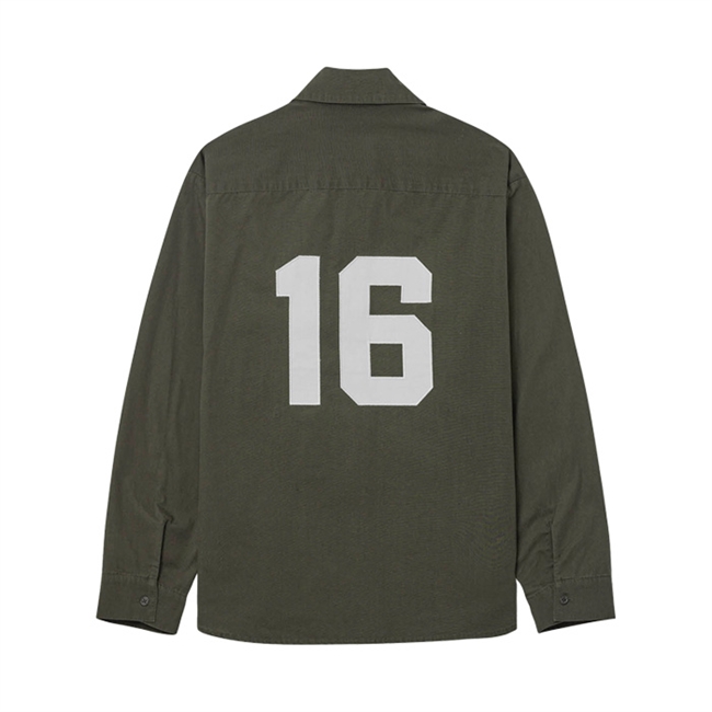 Moderne sort overshirt med smarte detaljer fra Bareen