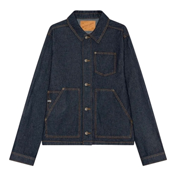 Les Deux NFL Football Denim Overshirt Detroit Lions Mørkeblå