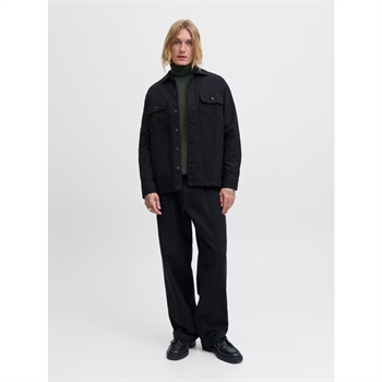 Lækker moderne overshirt i sort fra Jack & Jones