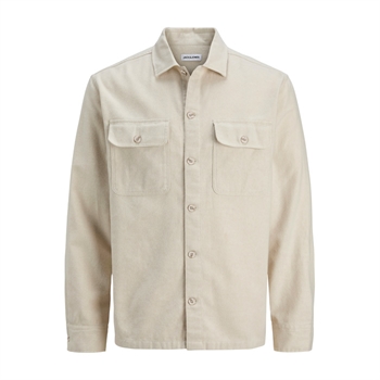 Lækker moderne overshirt i beige fra Jack & Jones