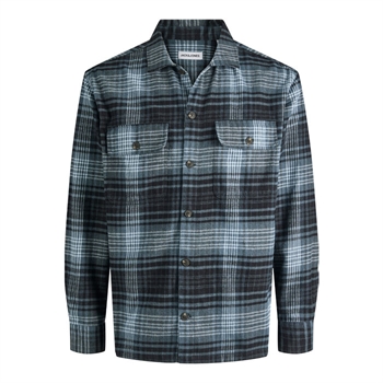 Moderne ternet overshirt i blå fra Jack & Jones