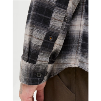 Pæn ternet overshirt i grå fra Jack & Jones