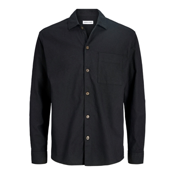 Lækker moderne overshirt i sort fra Jack & Jones