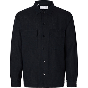 Smart overshirt i hør fra Selected.