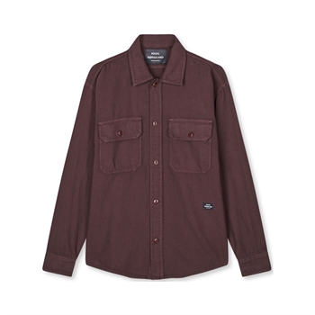 Moderne Mads Nørgaard overshirt i brun med brystlommer
