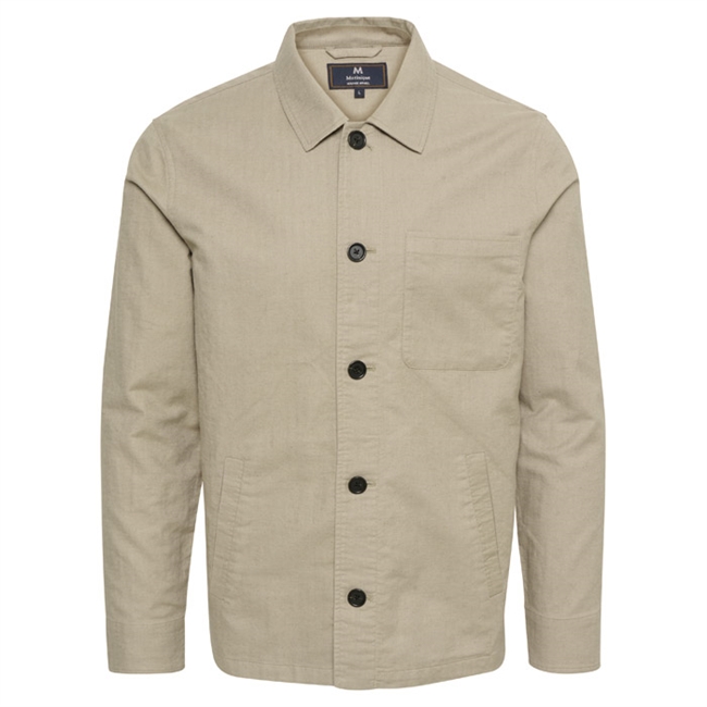 Flot og let overshirt fra Matinique i beige.