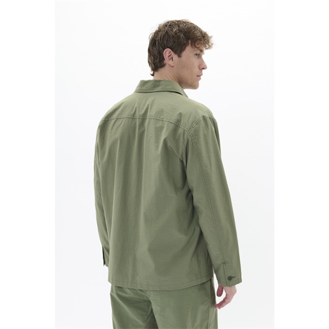 Moderne regular fit overshirt i grøn fra Matinique