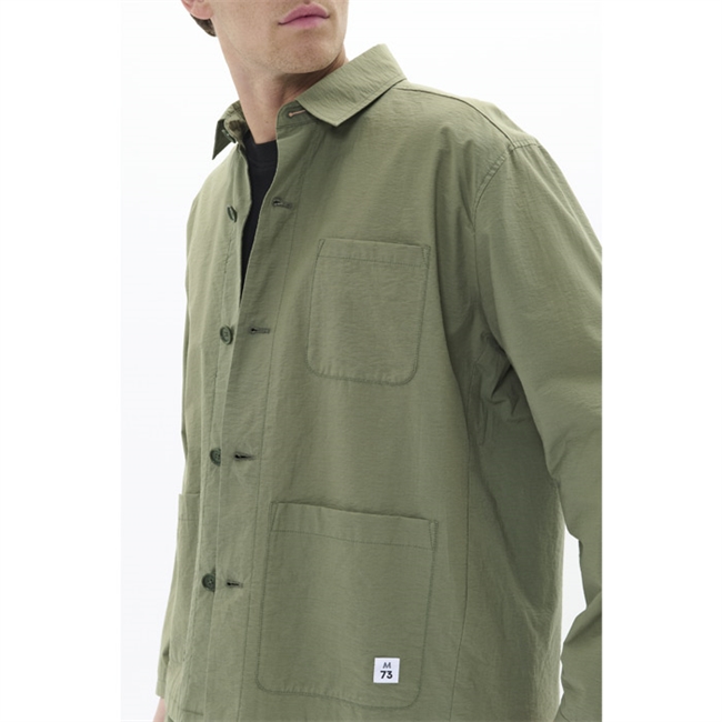 Moderne regular fit overshirt i grøn fra Matinique