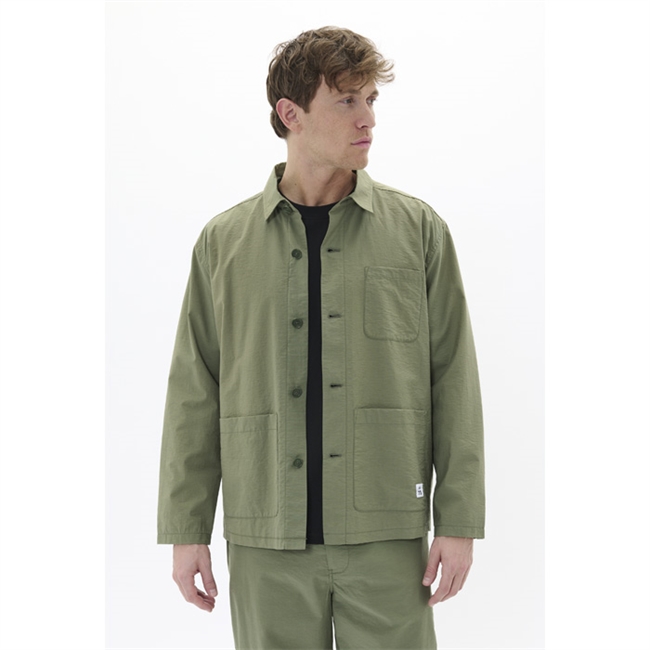 Moderne regular fit overshirt i grøn fra Matinique