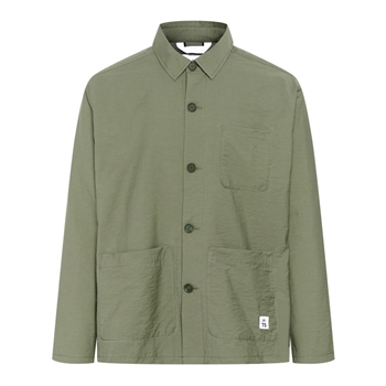 Moderne regular fit overshirt i grøn fra Matinique