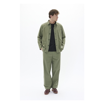 Moderne regular fit overshirt i grøn fra Matinique