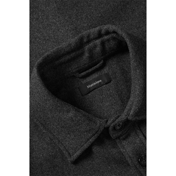 Moderne basic overshirt i mørkegrå fra Matinique