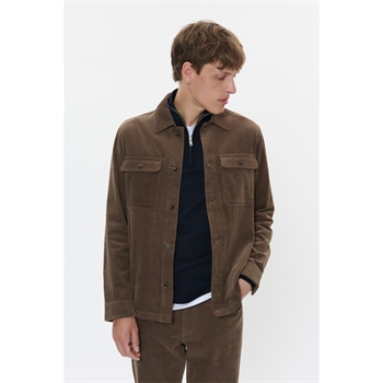 Moderne pæn overshirt i brun fra Matinique