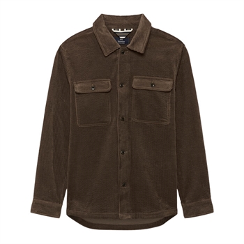 Moderne pæn overshirt i brun fra Matinique