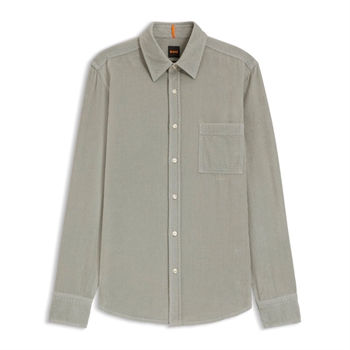 Lækker moderne overshirt i grøn fra BOSS