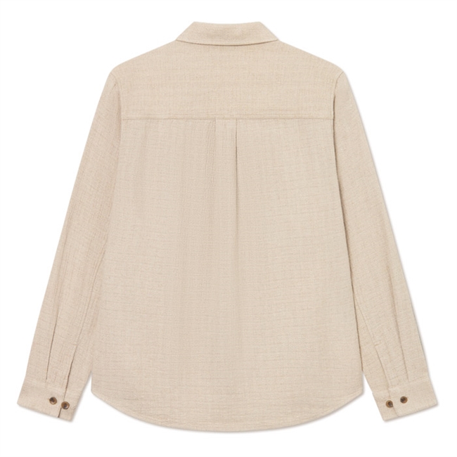 Lækker sandfarvet overshirt fra Les Deux