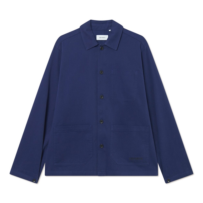 Klassisk pæn overshirt i blå fra Les Deux