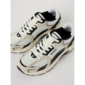 Smart hvid og sort sneaker fra Björn Borg.