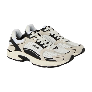 Smart hvid og sort sneaker fra Björn Borg.