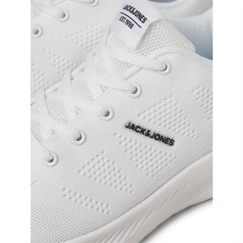 Smarte hvide knit sneakers fra Jack & Jones