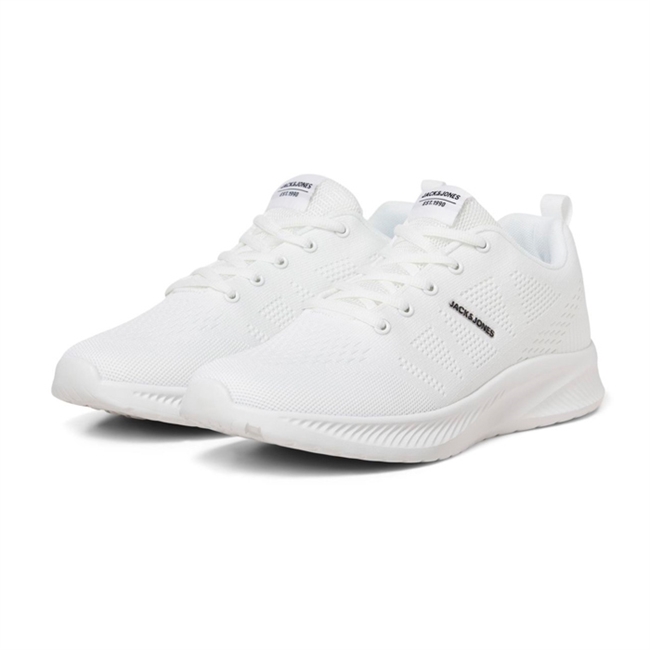 Smarte hvide knit sneakers fra Jack & Jones