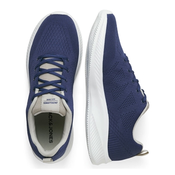 Smarte blå knit sneakers fra Jack & Jones