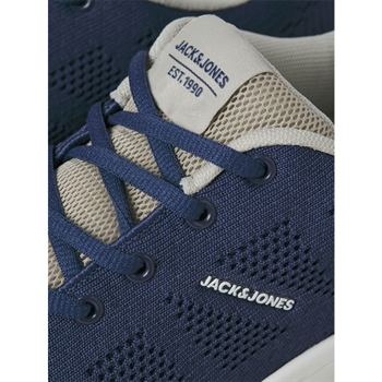 Smarte blå knit sneakers fra Jack & Jones