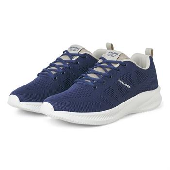 Smarte blå knit sneakers fra Jack & Jones